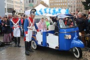 Ankunft des neuen Prinzenpaar der Würmesia Julian und Romy (©Foto: Martin Schmitz)